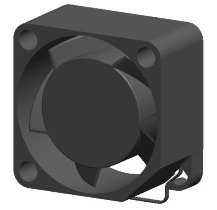 2010A DC axial flow fan