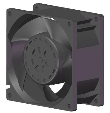 8038B DC Axial Flow Fan  High Static Pressure 80×80×38mm DC Cooling Fan for Radar, Marine & Airborne Electronics