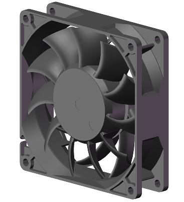 9225B DC Axial Flow Fan  92×92×25mm Medium-High Static Pressure DC Cooling Fan for Industrial & Power Systems