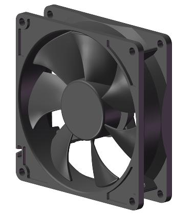 9225C DC Axial Flow Fan  92×92×25mm Aluminum Frame DC Cooling Fan for Industrial & Harsh Environments