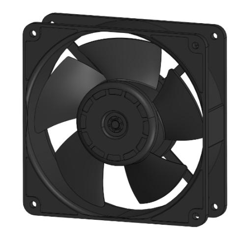 12738A DC axial flow fan